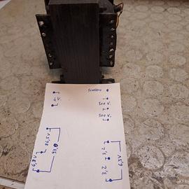 Trasformatore per amplificatore audio.
