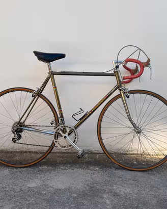 Bici corsa epoca Pogliaghi campagnolo super record