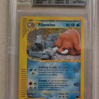 Pokemon piloswine skyridge h22 eng bgs 8.5
