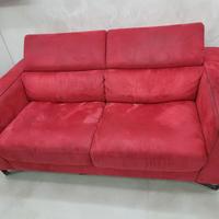 Divano 2 posti con sedute estraibili SOLO a mano