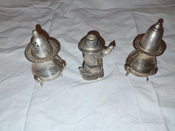 Tris Sale, Pepe, Portastecchini -Teiera - Cestello