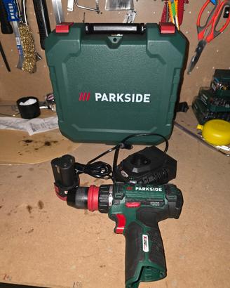 Parkside 12v avvitatore+batteria e caricabatteria 