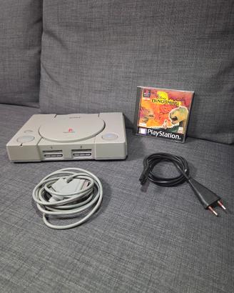 PS1 SCPH-9002 + Cavi + Gioco (No Controller)