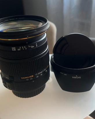 Obiettivo Sigma 17-50mm f2.8 Canon