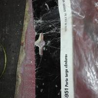 Portatarga ariete cross enduro