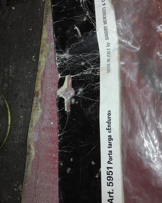 Portatarga ariete cross enduro