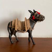 presepe napoletano asino il terracotta