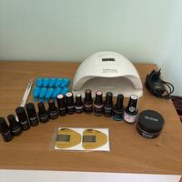 Kit semipermanente e gel con lampada led