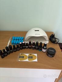 Kit semipermanente e gel con lampada led