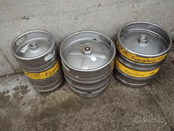 Fusti acciaio inox per spina birra  20 e  30 litri