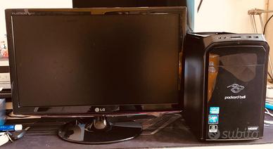 PC Packard Bell SSD 1TB, RAM 16GB, Monitor LG 21”