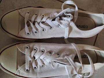 Converse bianche basse 41 hot sale