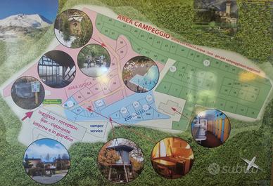 Campeggio con ristorante casette e piscina