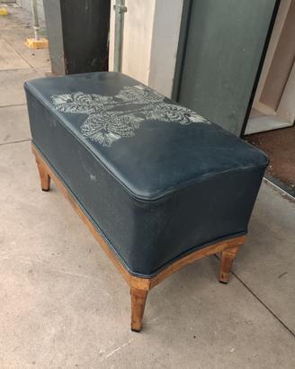 Panca Imbottita Vintage / Fondo Letto in Ecopelle