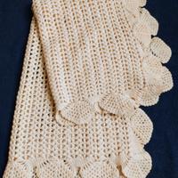 Copertina Vintage Bimbo Cm 116x97 Fatta A Mano