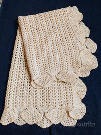 Copertina Vintage Bimbo Cm 116x97 Fatta A Mano