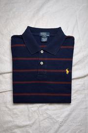 Polo Ralph Lauren righe blu/rosso taglia L