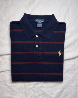 Polo Ralph Lauren righe blu/rosso taglia L