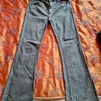 jeans verde militare