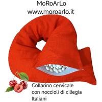 Cuscino Collarino con noccioli di ciliegia