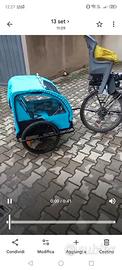 Rimorchio bici per bambini - solido