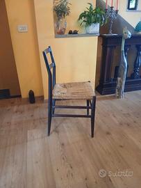 Due sedie di GIO PONTI anni 60 Mod.646 Leggera