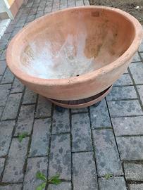 vaso in terracotta da giardino 