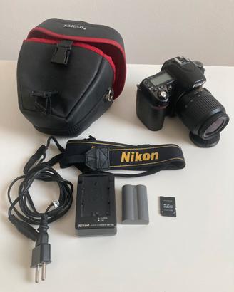 Nikon D80 CCD con borsa e obiettivo