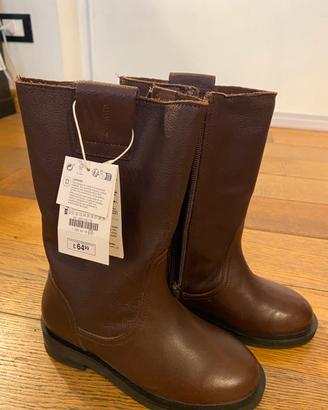 Zara originali Stivaletti bambina mai usati mis 29