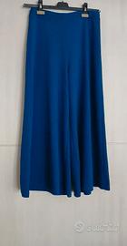 Gonna-pantalone a palazzo Blu  XL