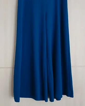Gonna-pantalone a palazzo Blu  XL