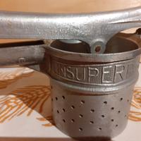 Schiacciapatate "INSUPERABILE" in puro alluminio