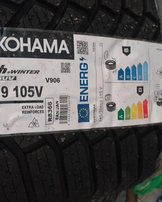 4 pneumatici da neve yokohama 245/50/R19 105V