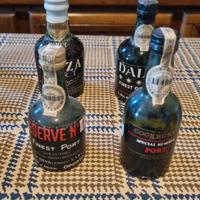 4 Mignon Bottiglie PORT Rare 