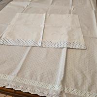 lenzuolino + federa cotone culla lettino 72x112