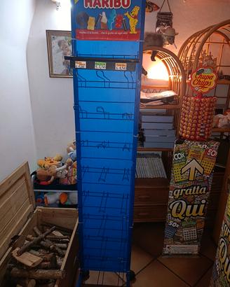 espositore pubblicitaria haribo