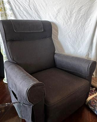 Poltrona relax IKEA MUREN reclinabile grigio scuro