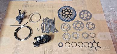 Trasmissione Completa xMTB o Ebike Shimano XT/SLX