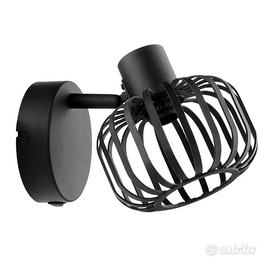 FARETTO NERO, LAMPADA DA PARETE NUOVO