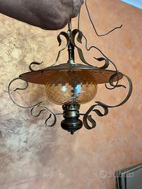 Lampadario rustico