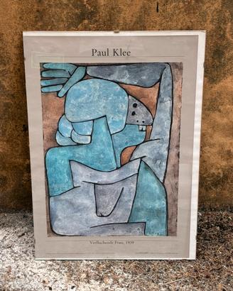 Coppia stampe Paul Klee incorniciate