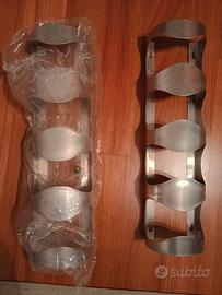 Portabottiglie metallo nuovi