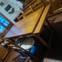 tavolo legno pieno 