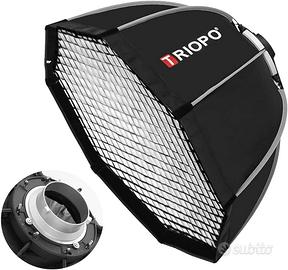 Softbox ottagonale Triopo attacco Bowens