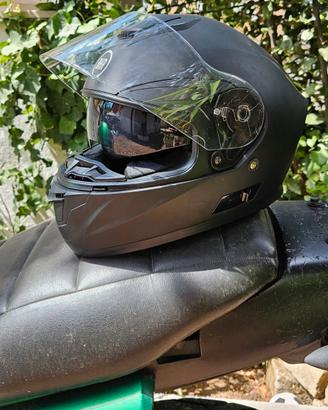 Casco Moto integrale BHR Nero Opaco (Taglia M)