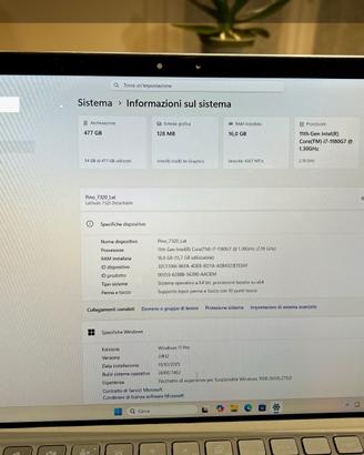 DELL Latitude 7320 Detachable Win11 i7-1180G7 1.30
