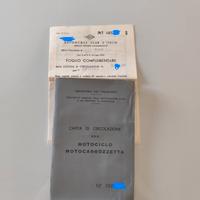 Libretto e foglio complementare Lambretta Li 150 