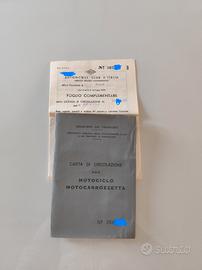 Libretto e foglio complementare Lambretta Li 150 