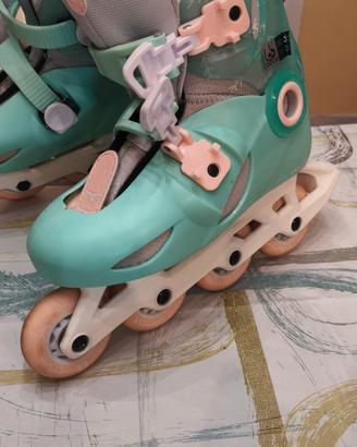 Pattini a rotelle con accessori