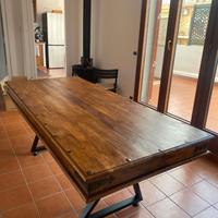 tavolo 90x200 rustico moderno